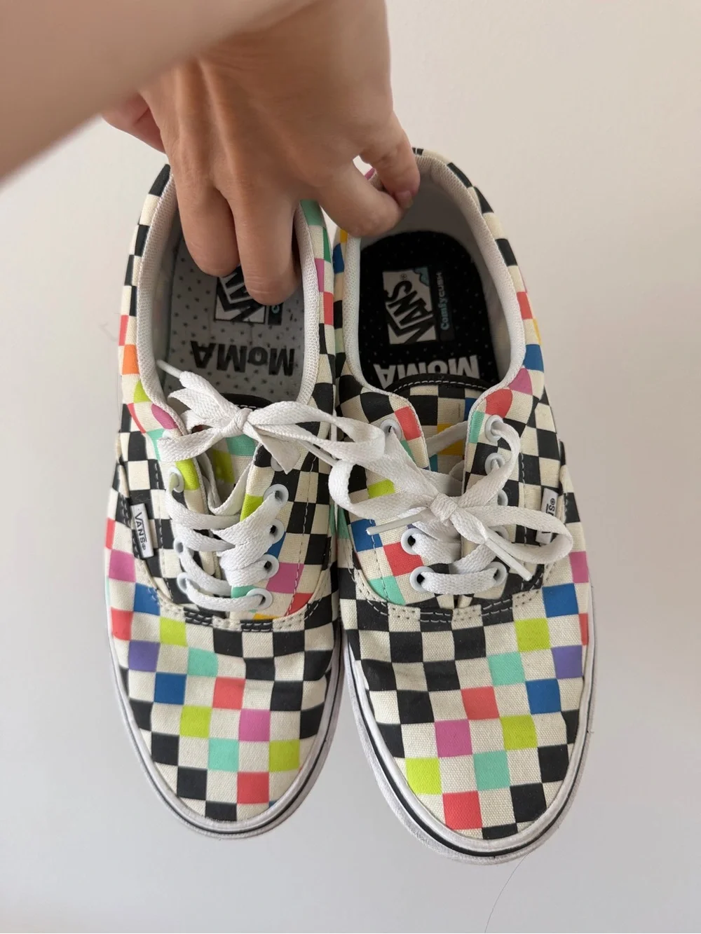 Vans x MOMA Collab - Checkerboard Low-Top Sneakers